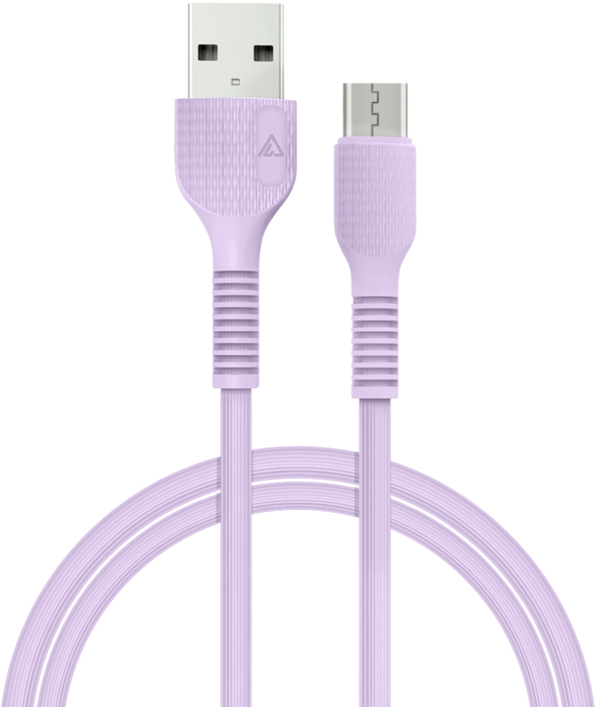 Кабель ACCLAB AL-CBCOLOR-M1PP USB to Micro USB 1м Violet (1283126518126) в Києві