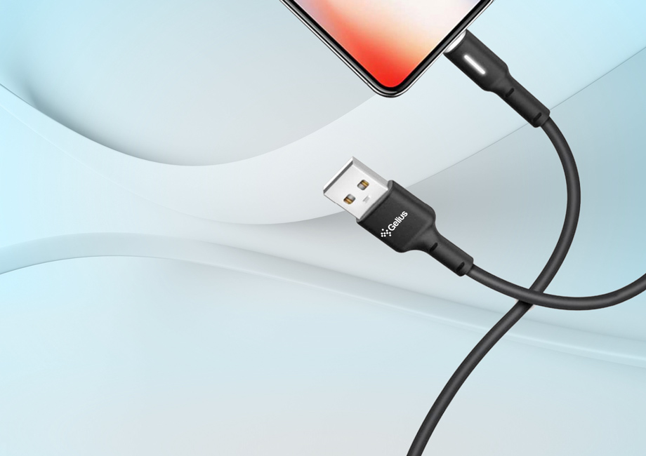 Кабель Gelius Pro Lumin Lamp GP-UC100 Micro USB Чорний (3A) (82656) · 2