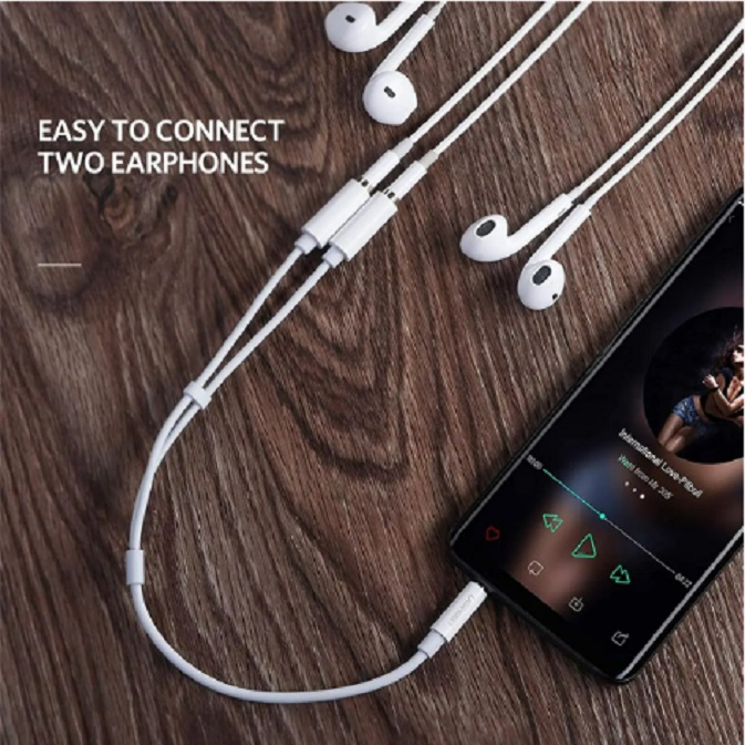 Кабель UGREEN AV123 3.5мм Stereo Audio Splitter 20см White (10780) · 3