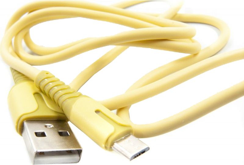 Кабель DENGOS USB - Micro-USB 1 м Yellow (PLS-M-IND-SOFT-YELLOW) · 2