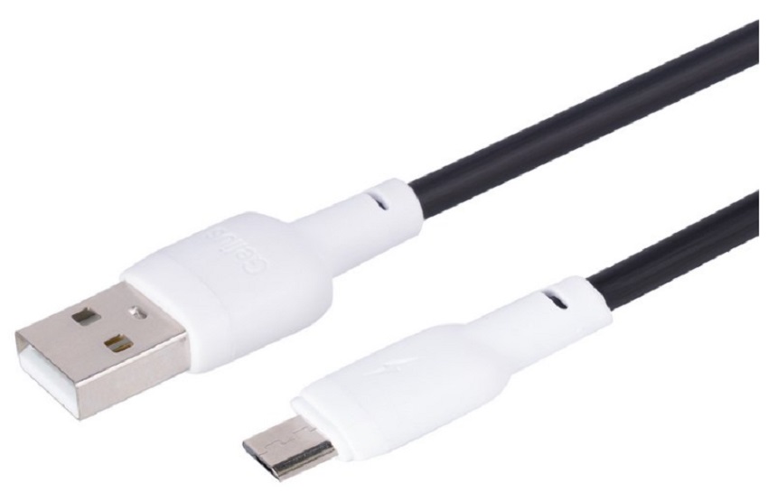 Кабель GELIUS Full Silicon GP-UCN001M MicroUSB 1.2м Black/White (92319) · 3