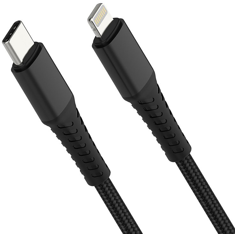 Кабель Gelius G-Power GP-UC104 Type-C/Lightning PD Black (18W) (82664) · 2