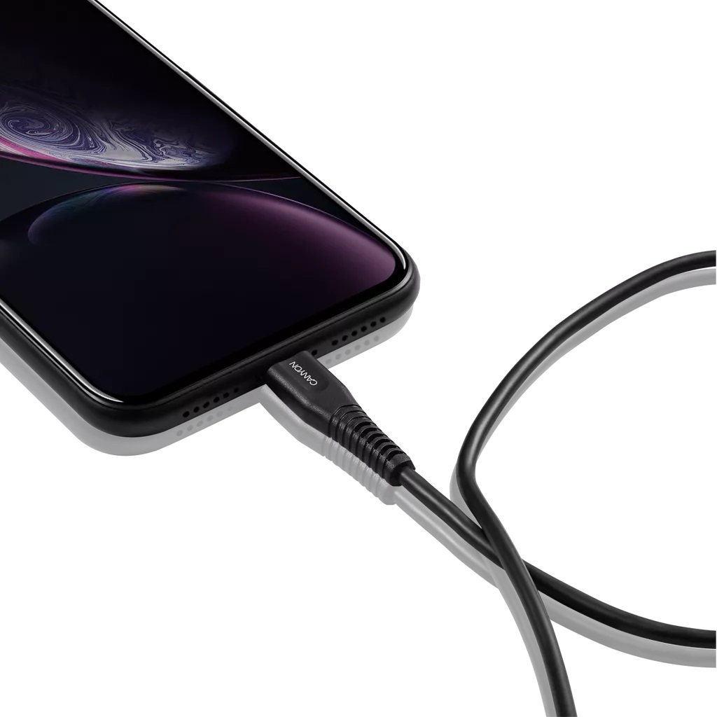 Кабель CANYON MFI-4 Type-C/Lightning 1.2 м 18W Black (CNS-MFIC4B) · 4