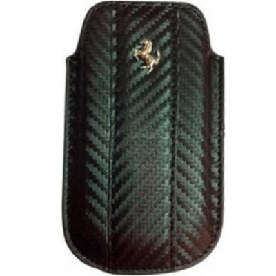 

Чехол-сумка carbon Ferrari Metal Logo (S) for Samsung