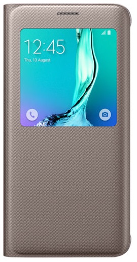 

Чехол Samsung S View Cover Galaxy S6 Edge Plus (EF-CG928PFEGRU) Gold