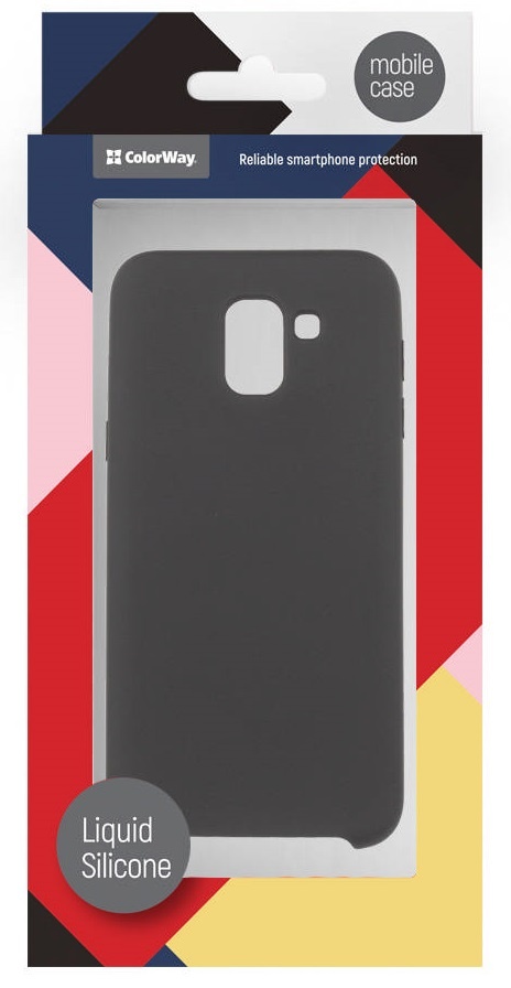 

Чехол Colorway Liquid Silicone Samsung Galaxy J6 (2018) J600 Black (CW-CLSSGJ600-BK)