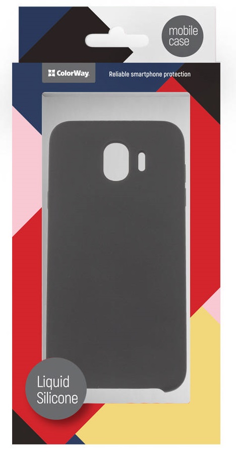

Чехол Colorway Liquid Silicone Samsung Galaxy J4 (2018) J400 Black (CW-CLSSGJ400-BK)