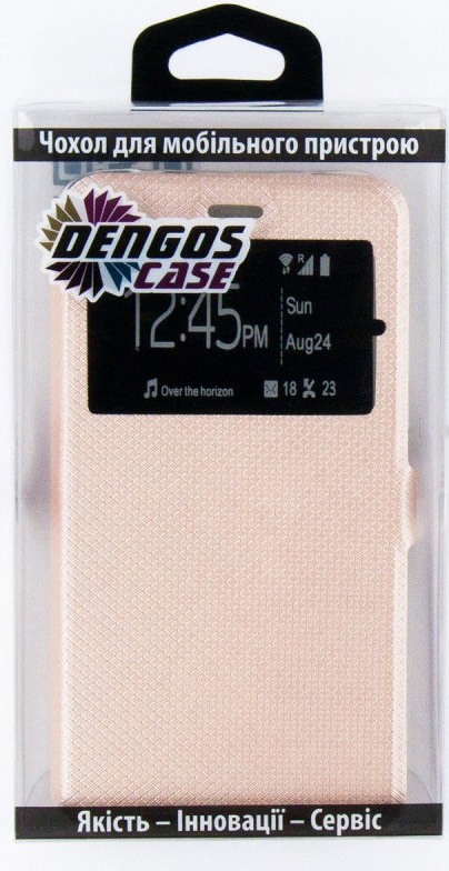 

Чехол DENGOS (FLIPP-BOOK CALL ID) Gold для HUAWEI P SMART (DG-SL-BK-178)