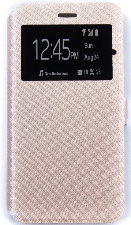 Чехол-книжка DENGOS Flipp-Book Call Id для HUAWEI P Smart Gold (DG-SL-BK-178) в Киеве