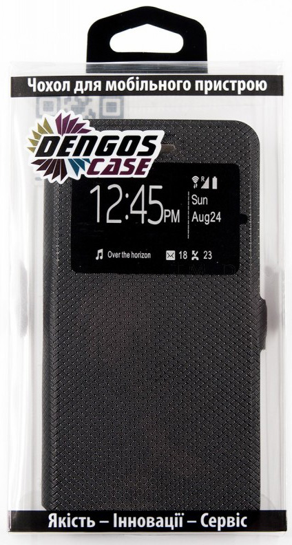 

Чехол DENGOS (FLIPP-BOOK CALL ID) Black для HUAWEI P SMART (DG-SL-BK-176)
