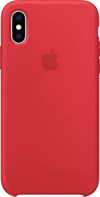 Акция на Чехол APPLE Silicone Case Red для iPhone XS (MRWC2ZM/A) от Eldorado