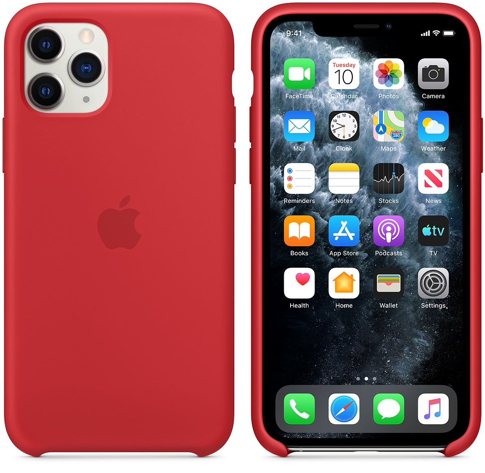 Накладка APPLE Silicone Case для iPhone 11 Pro Max Red (MWYV2ZM/A) · 6