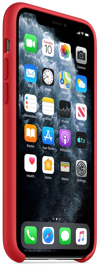 Накладка APPLE Silicone Case для iPhone 11 Pro Max Red (MWYV2ZM/A) · 5