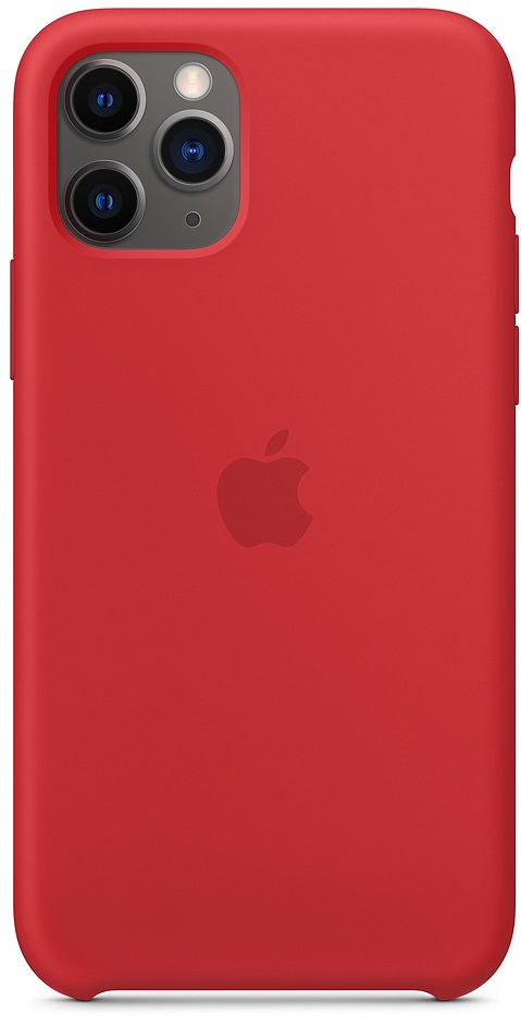 Накладка APPLE Silicone Case для iPhone 11 Pro Max Red (MWYV2ZM/A) · 4