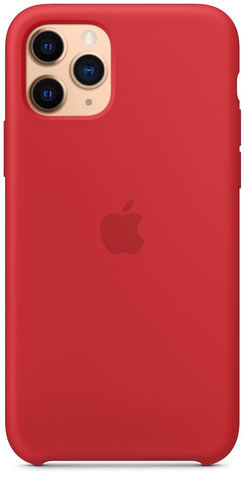Накладка APPLE Silicone Case для iPhone 11 Pro Max Red (MWYV2ZM/A) · 2