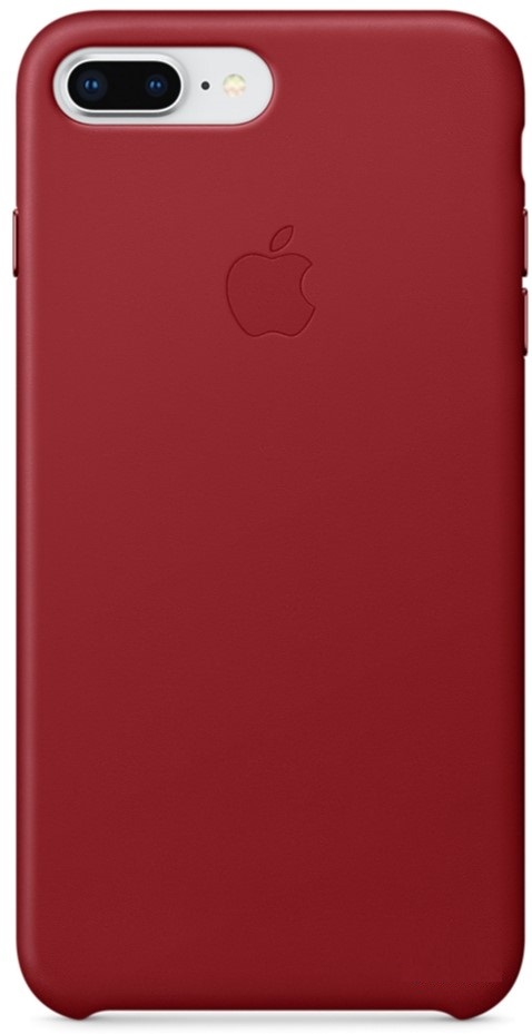 Накладка Apple iPhone 8 Plus / 7 Plus Leather Case RED (MQHN2ZM/A) в Киеве