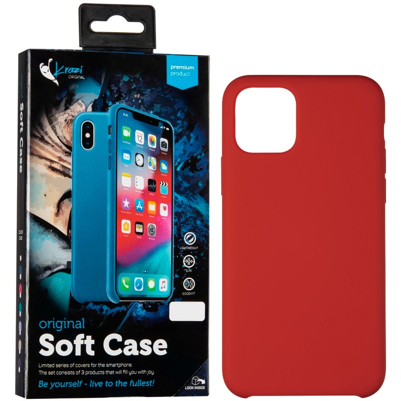 Накладка KRAZI Soft Case для Apple iPhone 11 Pro Red (76249) в Києві