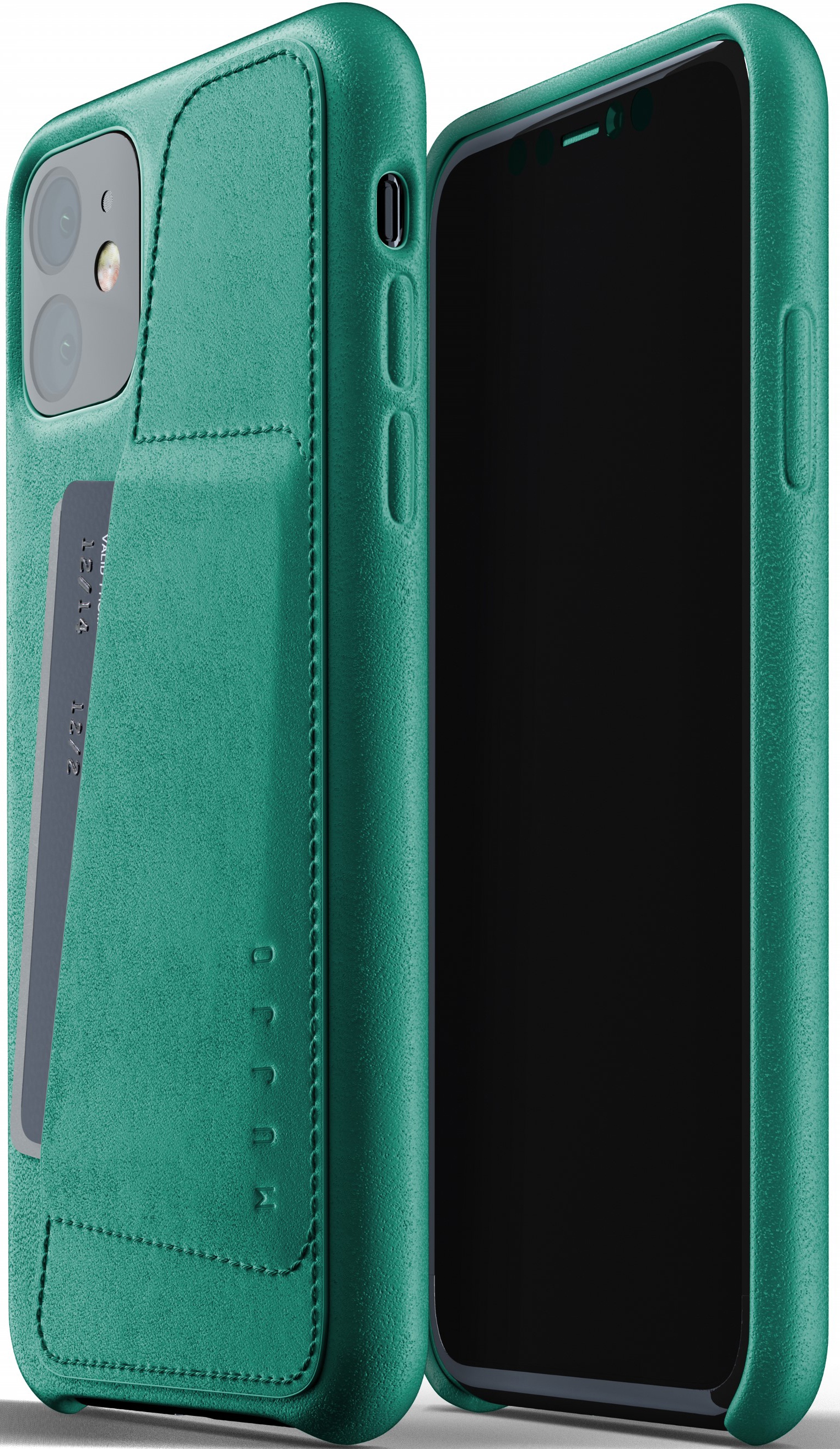 

Накладка MUJJO iPhone 11 Leather Wallet, Alpine Green