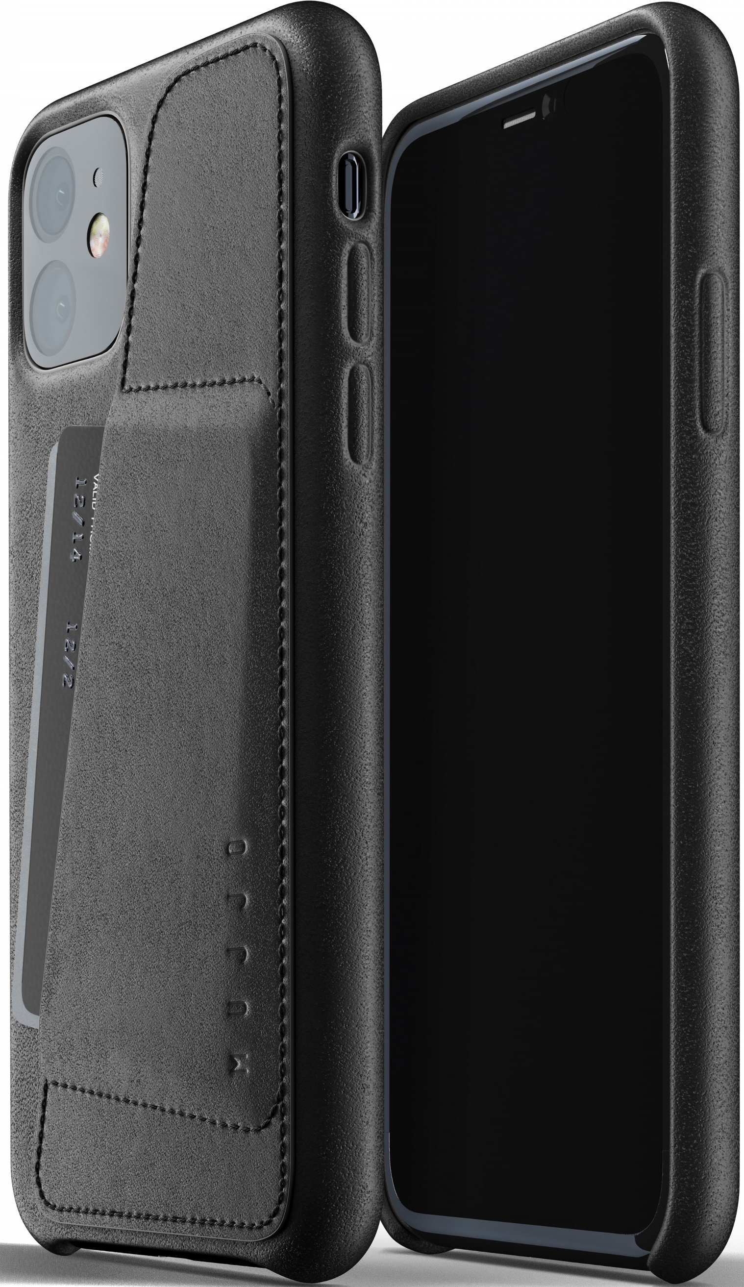 

Накладка MUJJO iPhone 11 Leather Wallet, Black