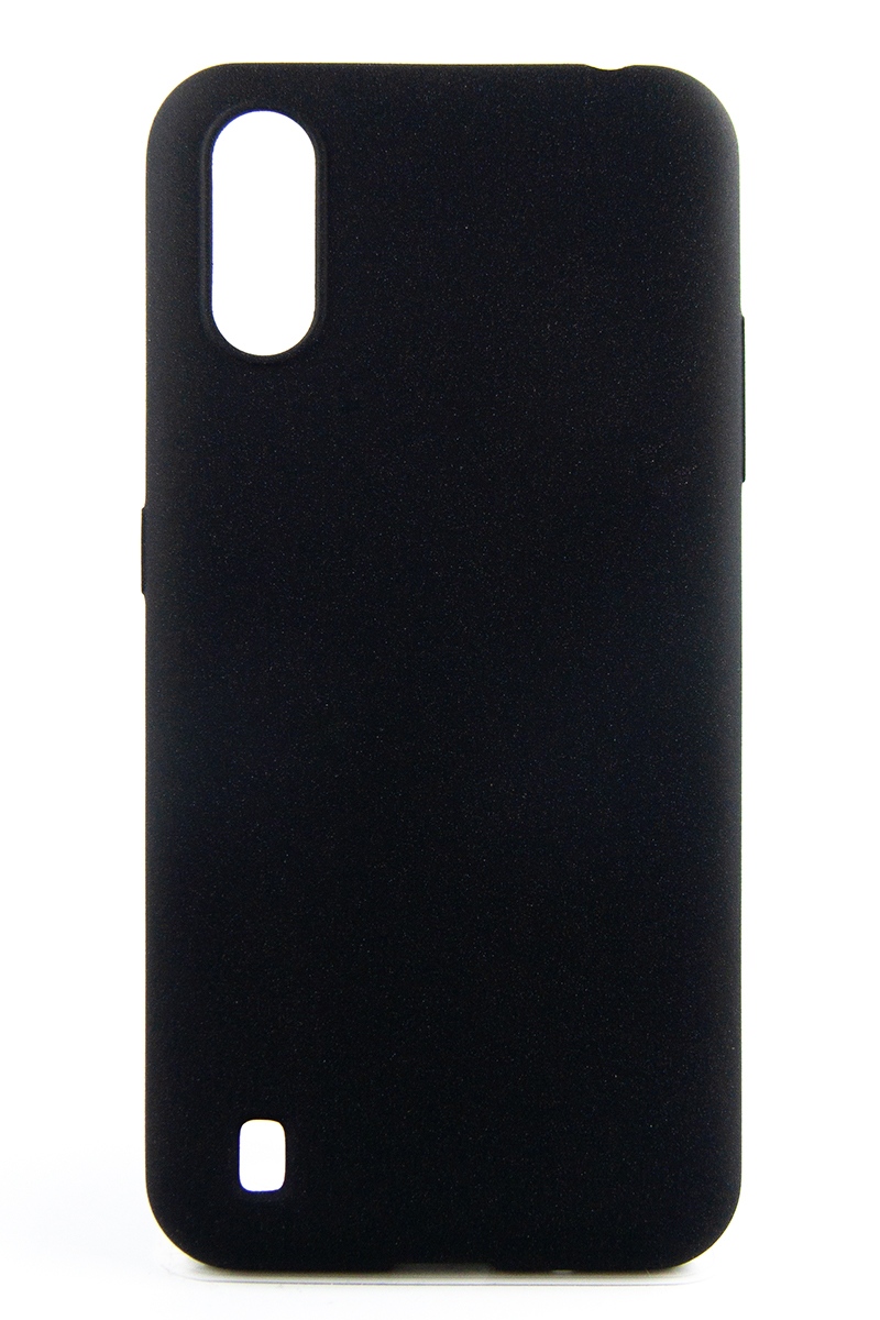 Накладка DENGOS Asphalt для Samsung Galaxy A01 Black в Киеве