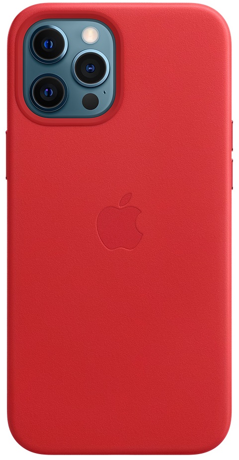 Накладка APPLE iPhone 12 Pro Max Leather Case Product Red (MHKJ3ZE/A) в Києві