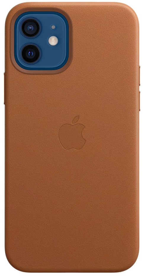 Накладка APPLE iPhone 12/12 Pro Leather Case Saddle Brown (MHKF3ZE/A) в Києві
