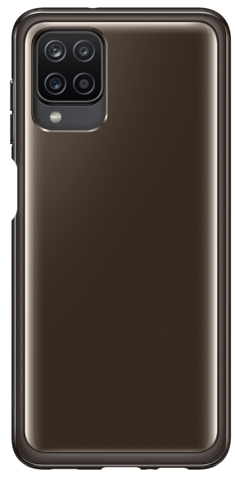 Накладка SAMSUNG Galaxy A12 Soft Clear Cover Black (EF-QA125TTEGRU) в Києві