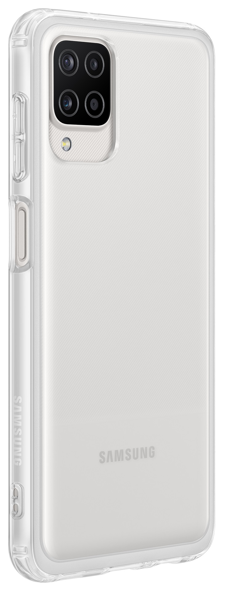Накладка SAMSUNG Galaxy A12 Soft Clear Cover Transparent (EF-QA125TTEGRU) · 2