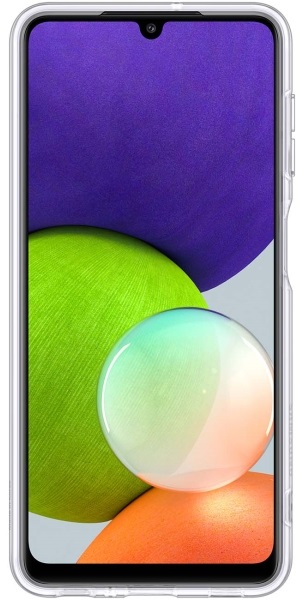 Накладка SAMSUNG Galaxy A22 Soft Clear Cover Transparent (EF-QA225TTEGRU) · 6
