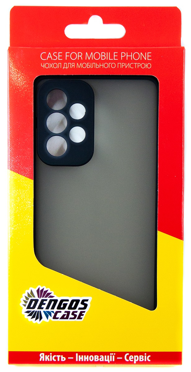 Накладка DENGOS для Samsung Galaxy A33 Matt Black (DG-TPU-MATT-98) · 5