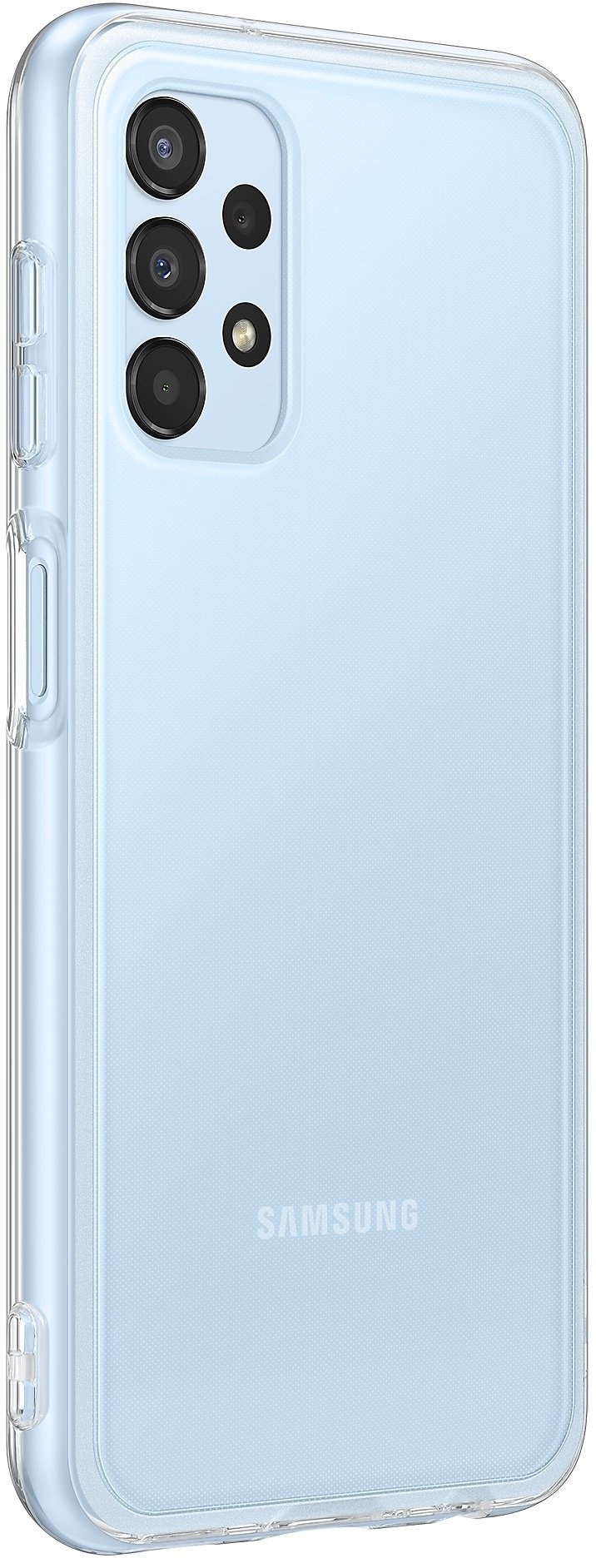 Накладка SAMSUNG Soft Clear Cover Galaxy A13 (A135) Transparent (EF-QA135TTEGRU) · 2