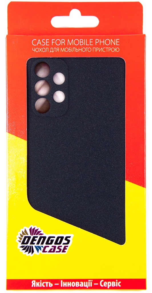 Накладка DENGOS Carbon для Samsung Galaxy A13 4G Black (DG-TPU-CRBN-144) · 4