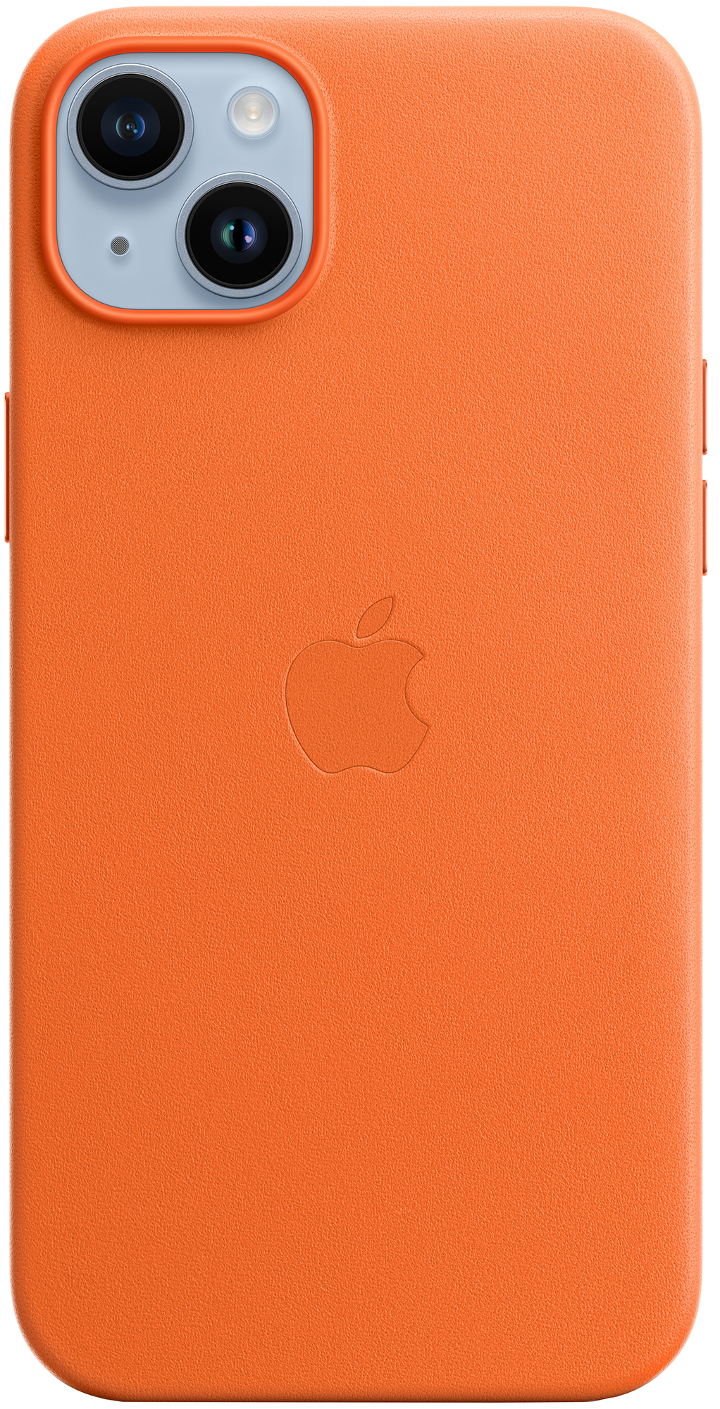 Накладка APPLE iPhone 14 Plus Leather Case with MagSafe Orange (MPPF3ZE/A) в Києві