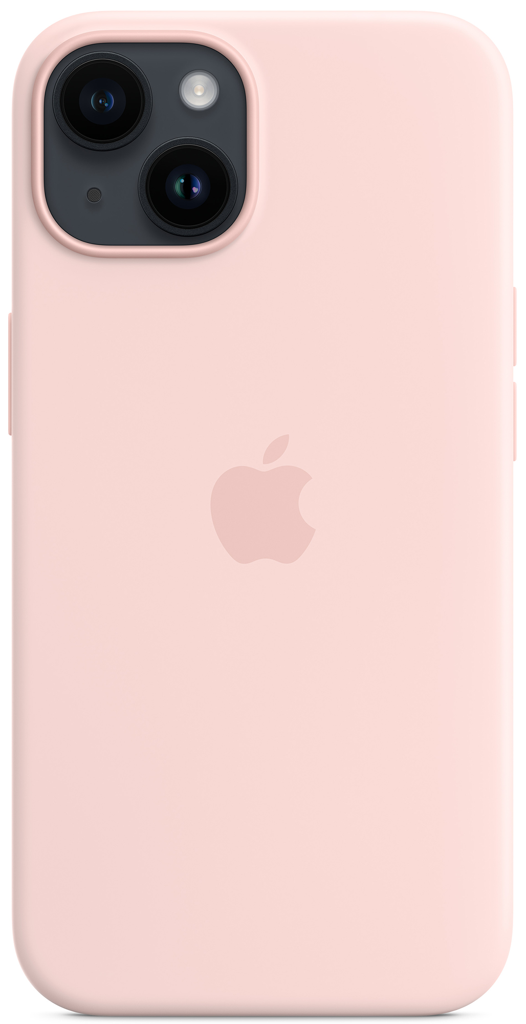 Накладка APPLE iPhone 14 Silicone Case with MagSafe Chalk Pink (MPRX3ZE/A) · 5