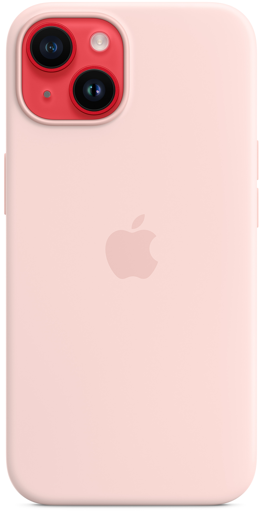 Накладка APPLE iPhone 14 Silicone Case with MagSafe Chalk Pink (MPRX3ZE/A) · 4