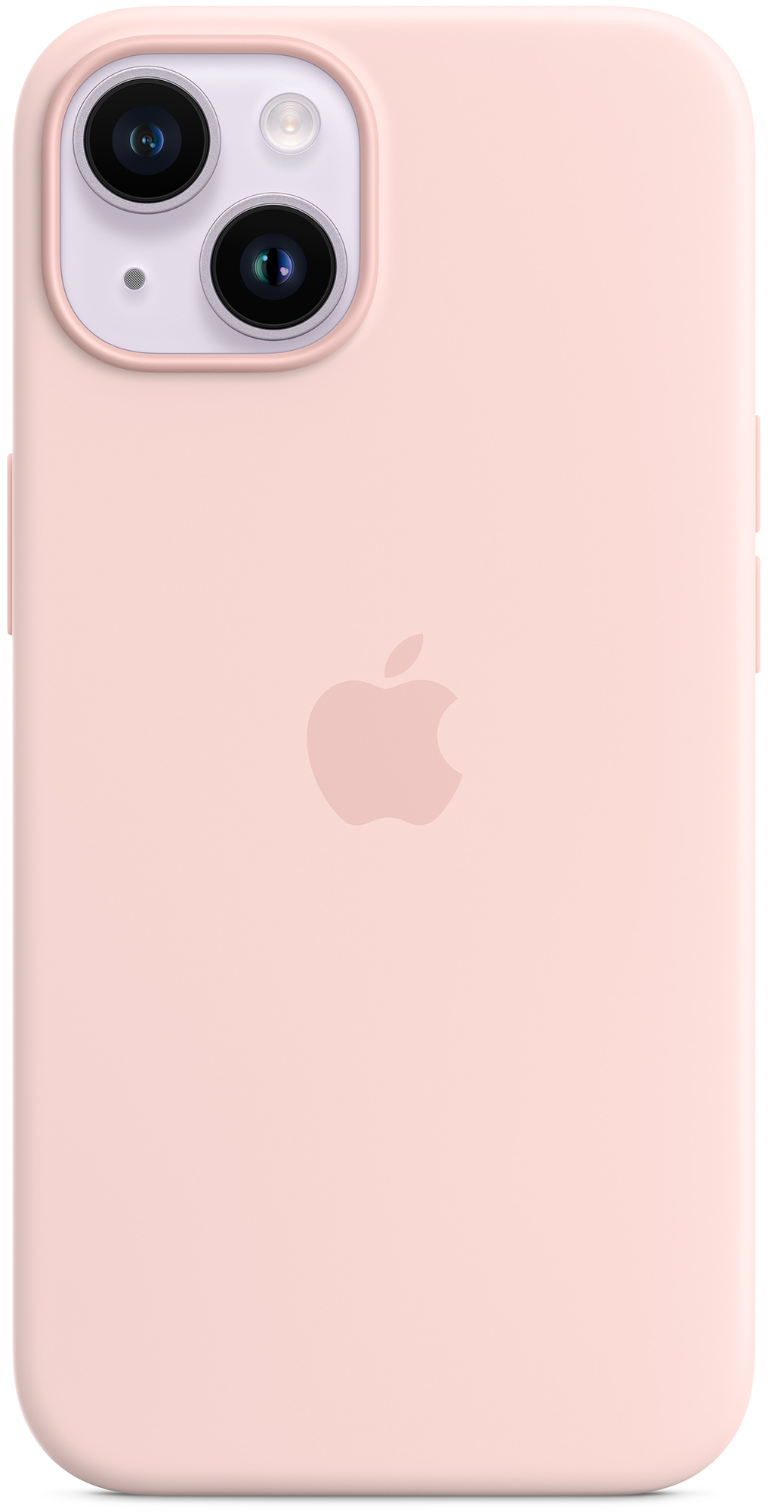 Накладка APPLE iPhone 14 Silicone Case with MagSafe Chalk Pink (MPRX3ZE/A) · 2