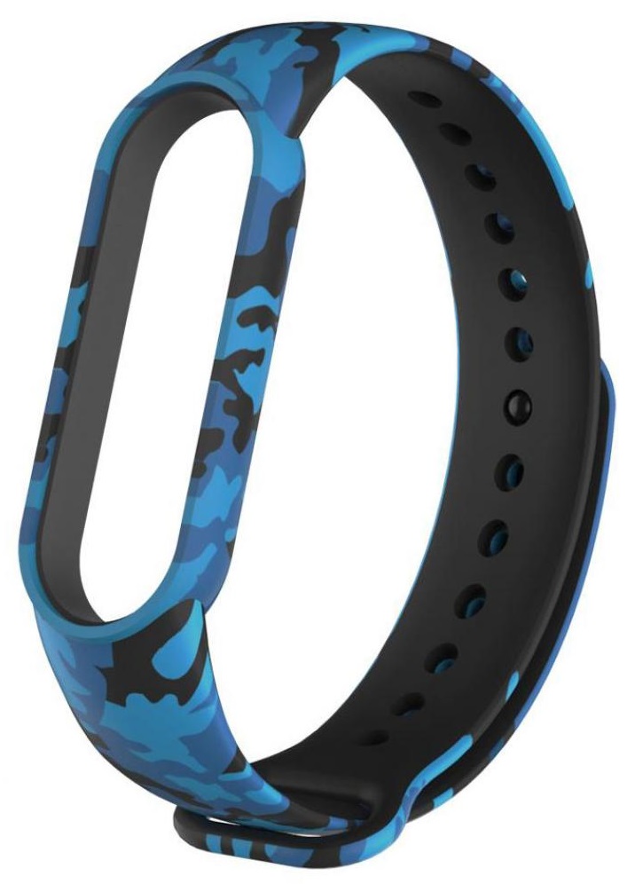 ᐉ Ремешок ХОКО для Xiaomi Mi Smart Band 5 Khaki Blue (XK-SL5-KBL ...