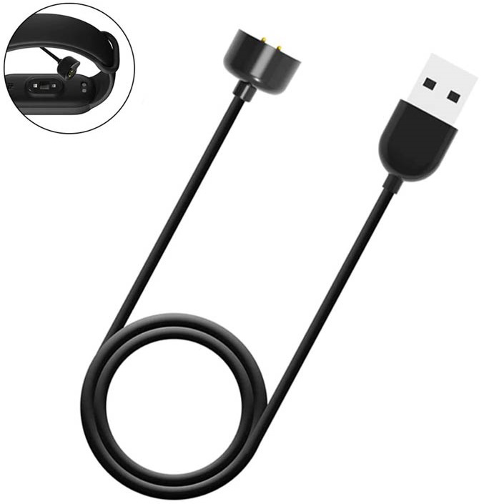 Кабель зарядки PROFIT для Mi Band 5/6 Black · 2