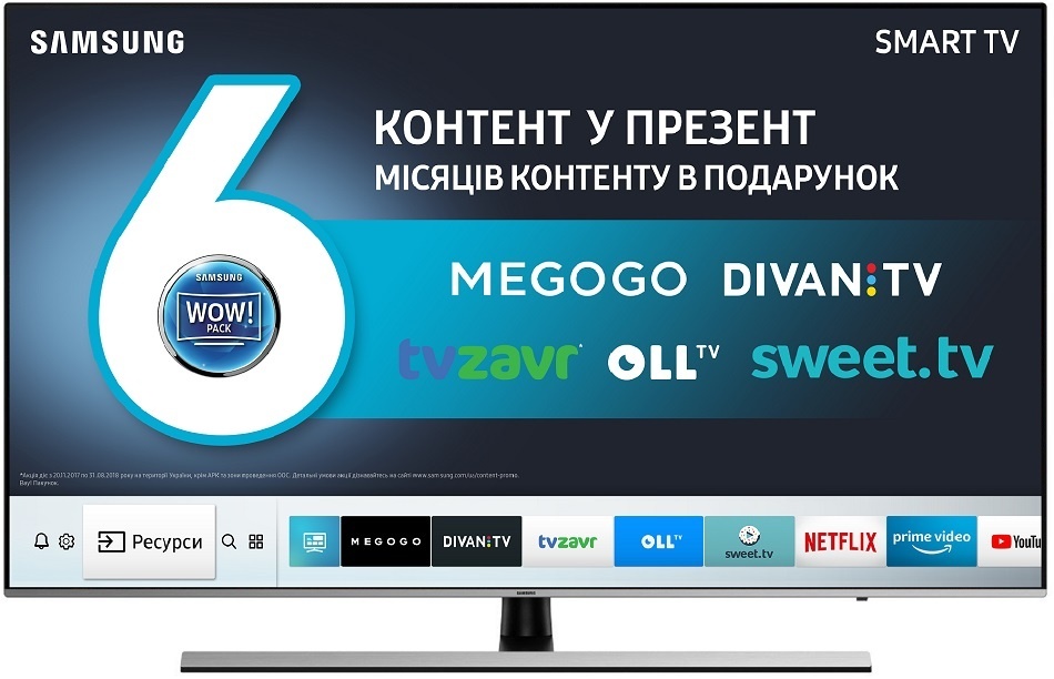 Телевізор SAMSUNG UE55NU8000UXUA в Києві