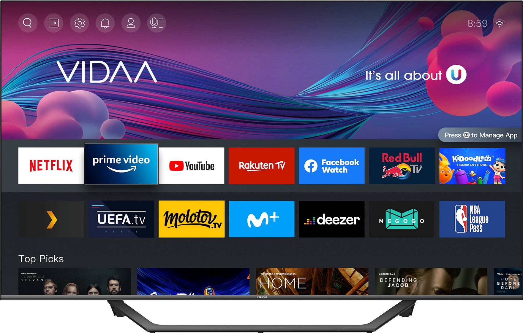 Телевізор HISENSE 55A7GQ в Києві