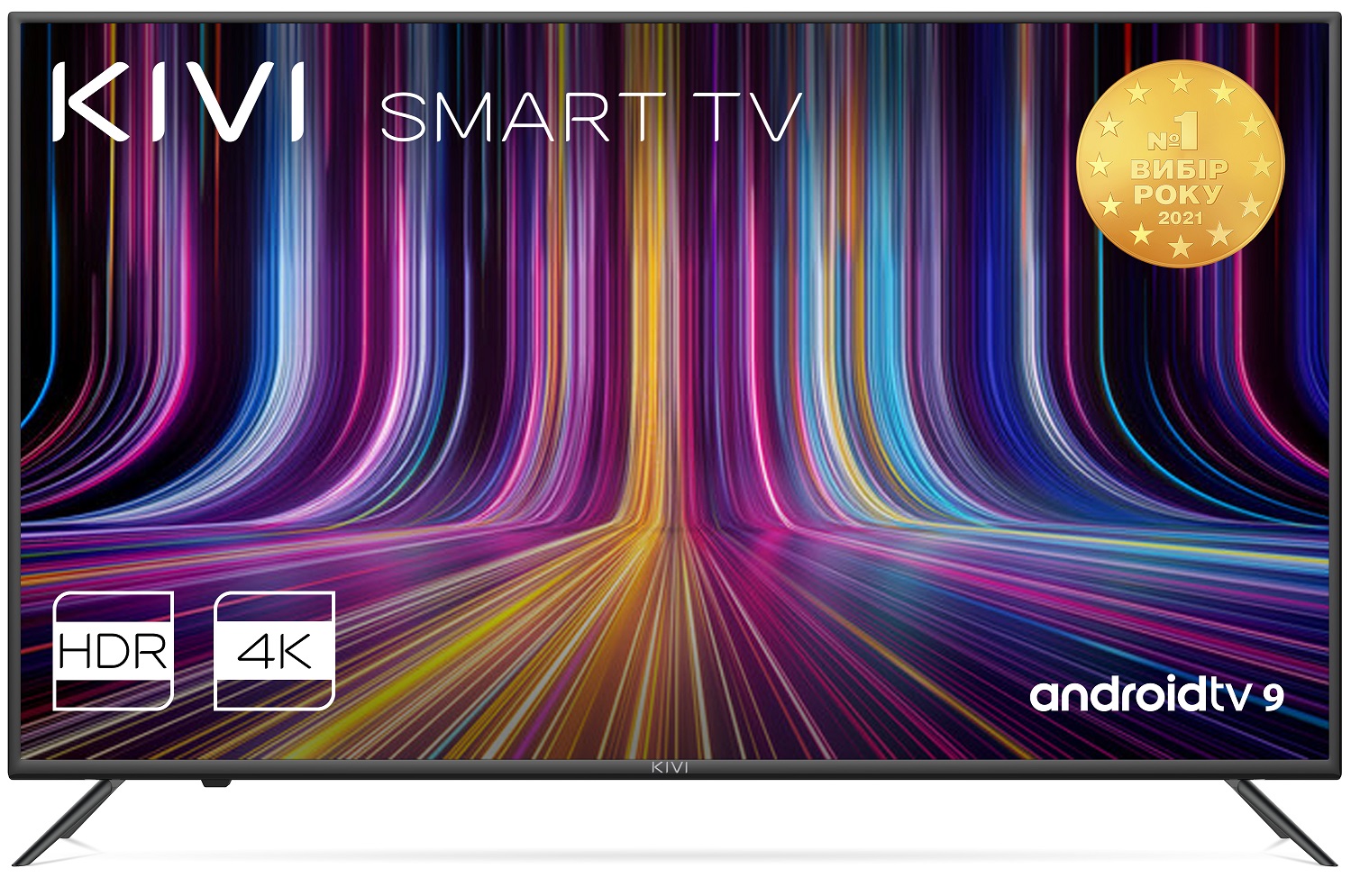 Телевизор 50 kivi 50u710kb uhd 4k smart tv google android tv 9 hdr голосовое управление