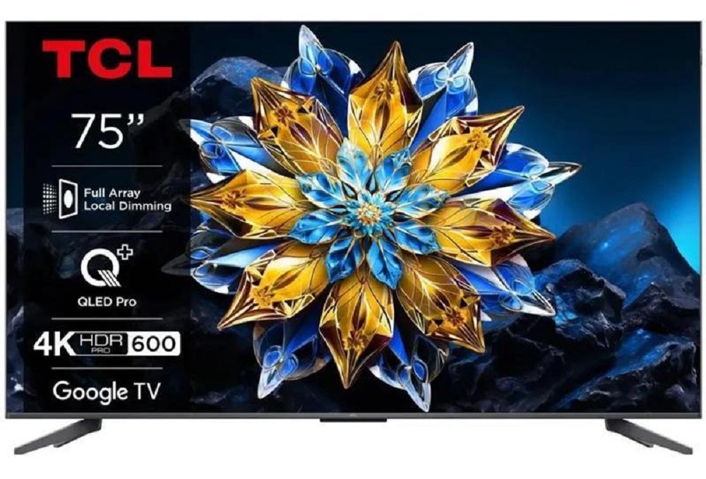 Телевізор 75" TCL QLED Pro 4K 60Hz Smart Google TV Titan ONKYO sound в Києві