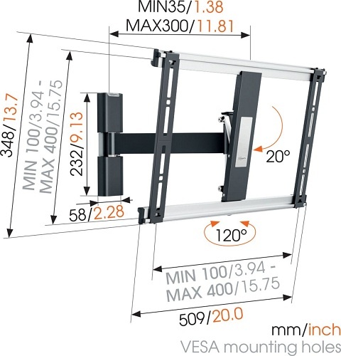 Кронштейн VOGELS THIN 425 · 2