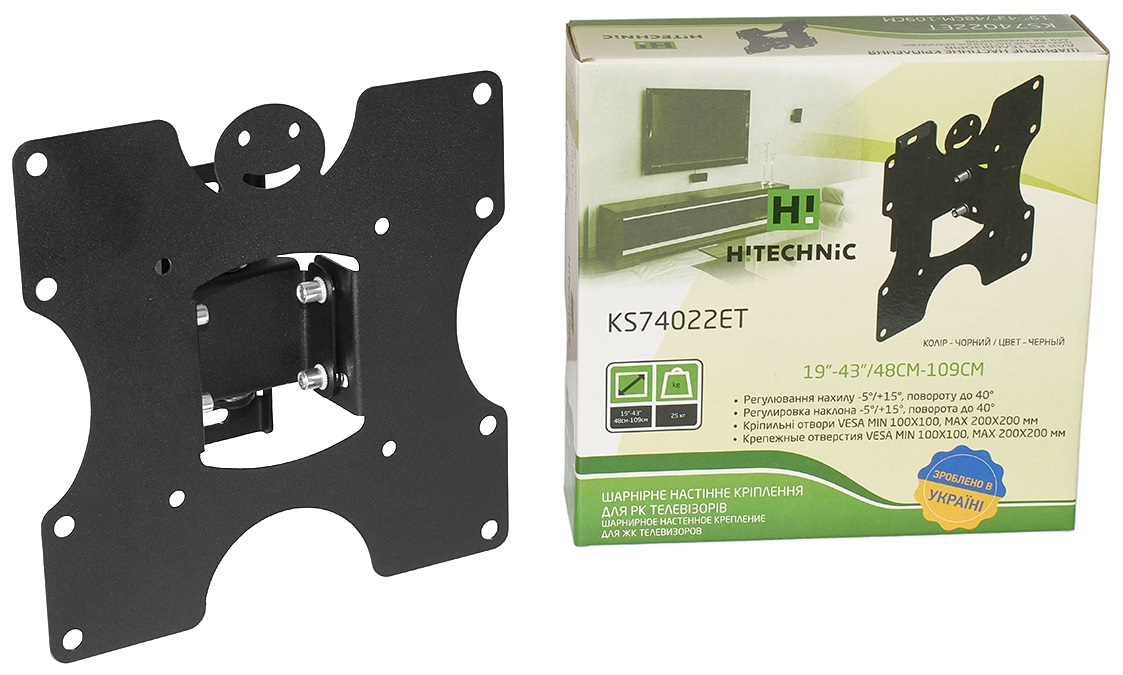 Кронштейн 19"-43" HITECHNIC KS74022ET · 5