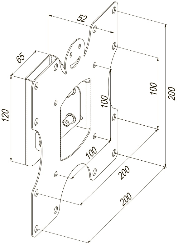 Кронштейн 19"-43" HITECHNIC KS74021EN · 6
