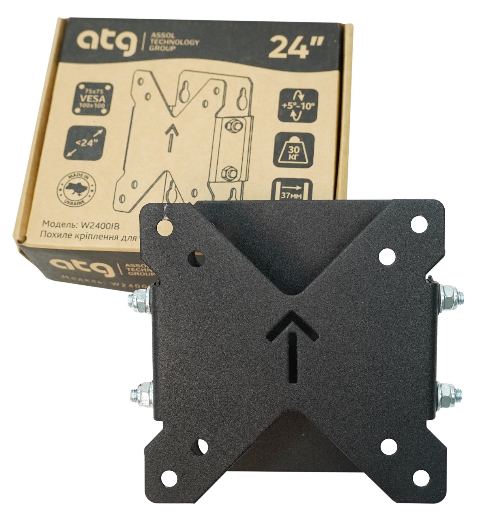 Кронштейн 15-24" ATG W2400IB Black · 3