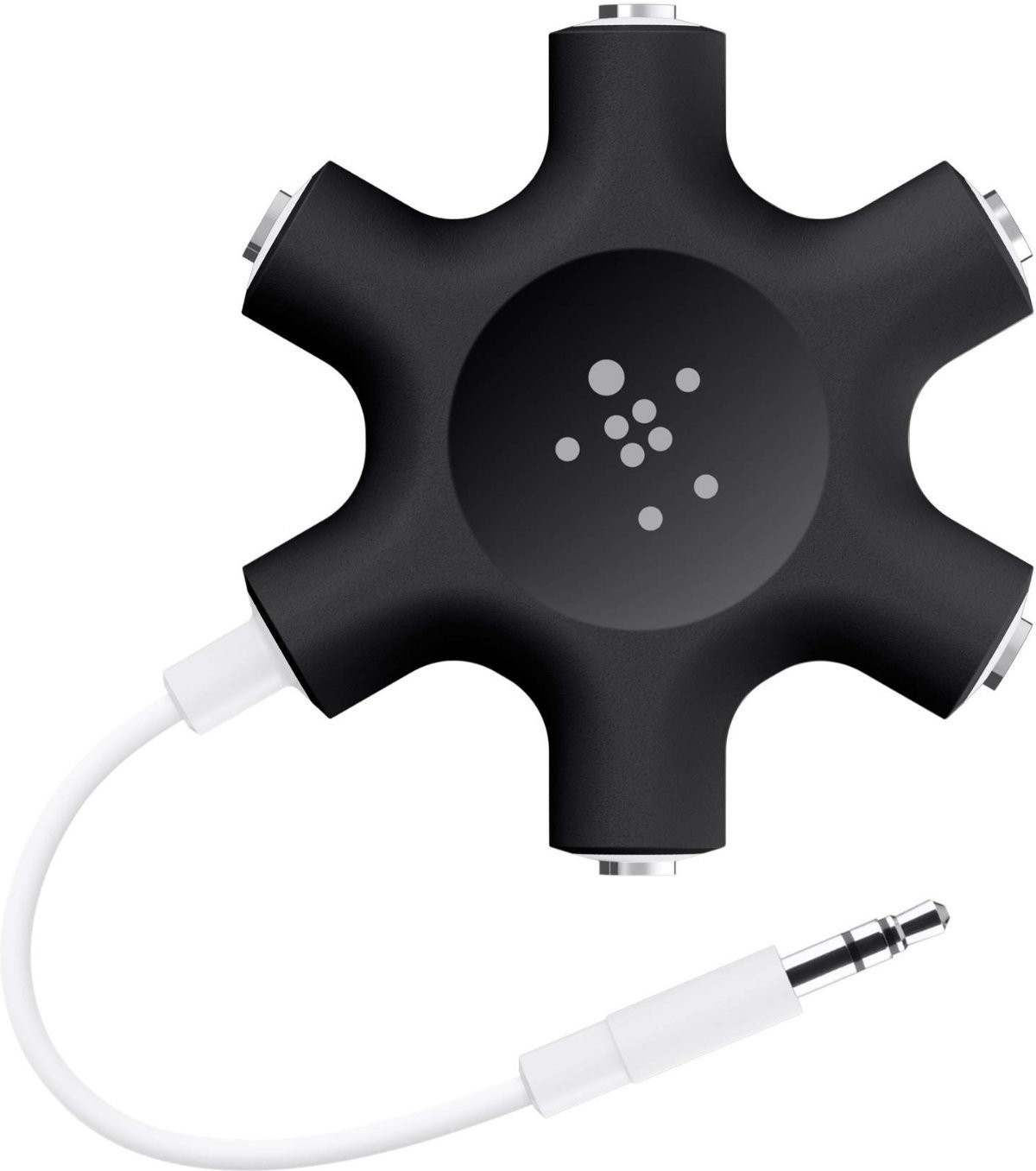 

Разветвитель BELKIN 3.5мм/3.5мм x5 RockStar Black (F8Z274btBLK)