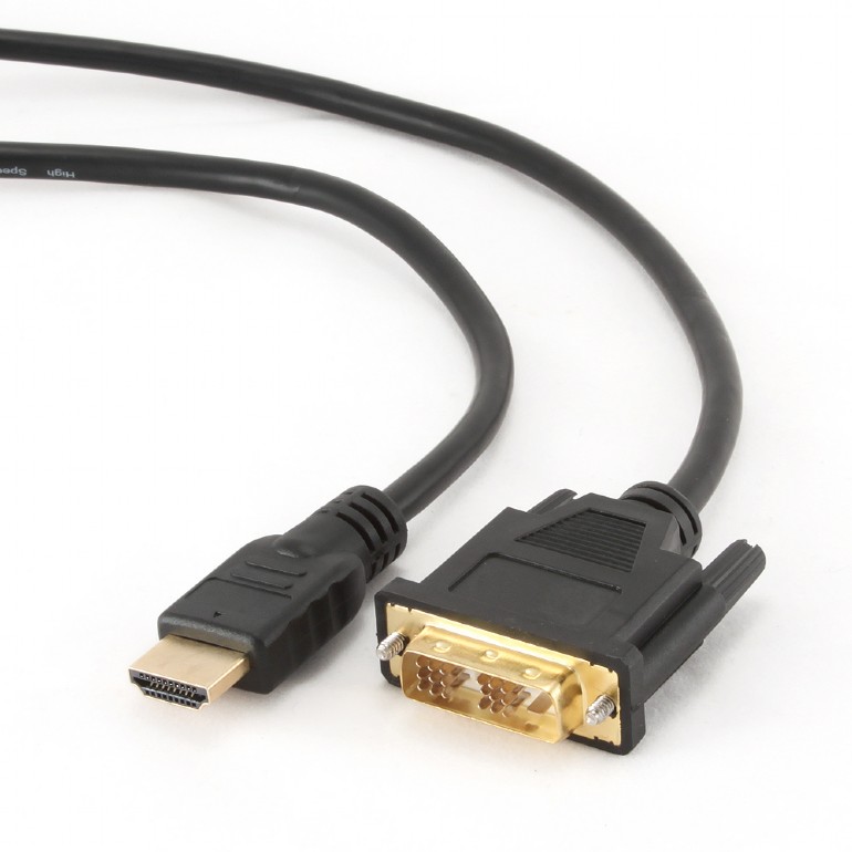 

Кабель Cablexpert HDMI - DVI 18+1pin 7.5 м (CC-HDMI-DVI-7.5MC)