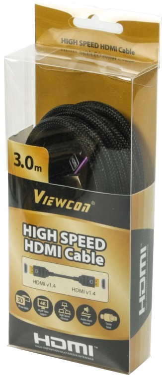 

Кабель VIEWCON HDMI 3м Black (VC-HDMI-510-3m)