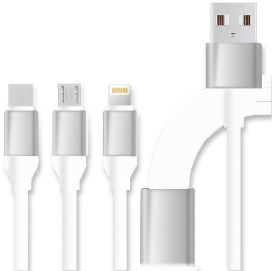 

Кабель XOKO SC-310 USB/П/1.2/3в1/ White